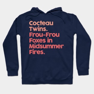 Cocteau Twins •• Original Retro Style Design Hoodie